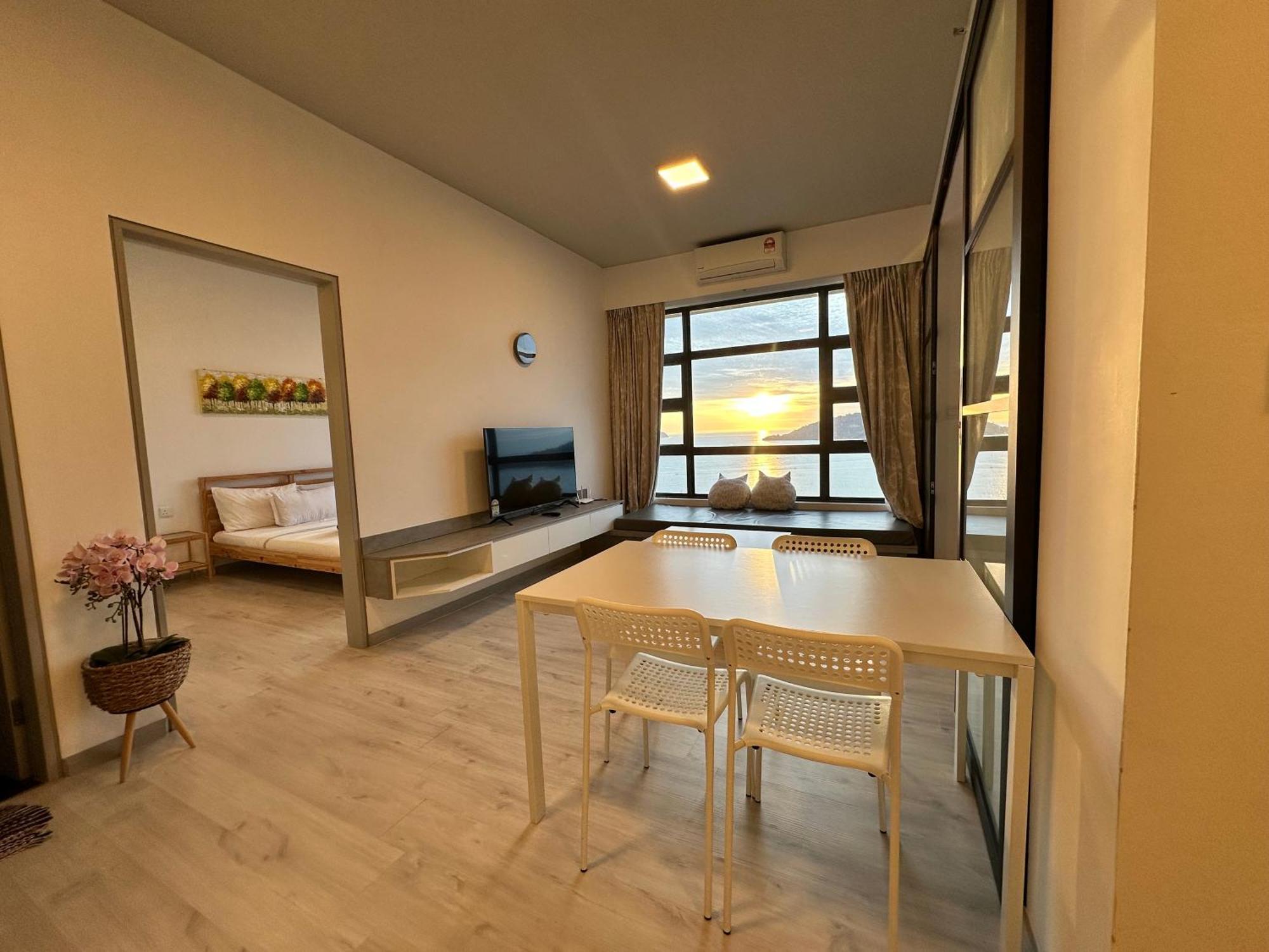 L Homestay Jesseltonquay Jq Kk City亚庇市区中心民宿2房1厕 Kota Kinabalu Buitenkant foto